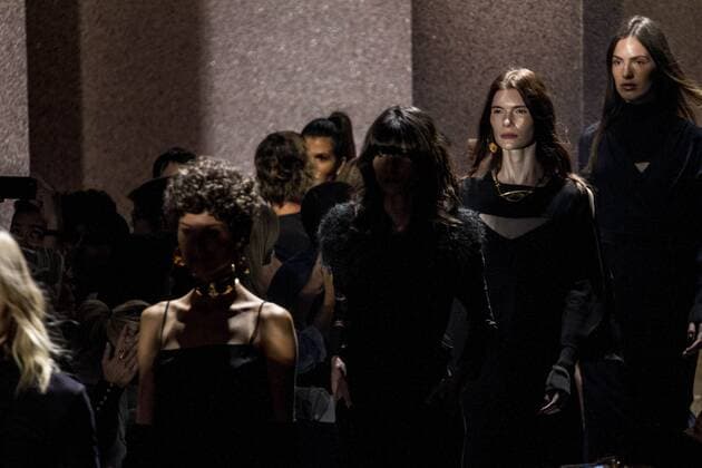SAO PAULO, Brazil - 10 18 2015: WINTER 2016 Fashion Week stylist -Desfile Lilly Sarti during Fashion Week Winter 2016 held in Sao Paulo.  MarcoxGalv?o