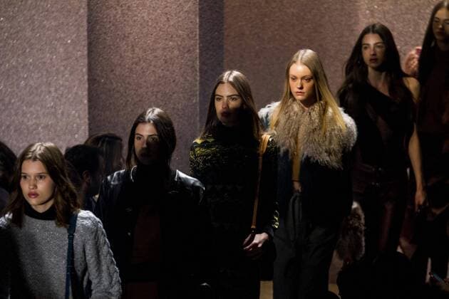 SAO PAULO, Brazil - 10 18 2015: WINTER 2016 Fashion Week stylist -Desfile Lilly Sarti during Fashion Week Winter 2016 held in Sao Paulo.  MarcoxGalv?o