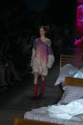SAO PAULO, Brazil - 10 19 2015: SAO PAULO FASHION WEEK WINTER 2016- Ronaldo Fraga during the Sao Paulo Fashion Week Winter 2016 held at Ibirapuera Park.  Ci?axNeder