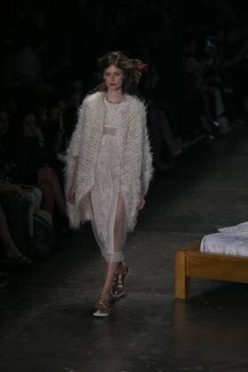 SAO PAULO, Brazil - 10 19 2015: SAO PAULO FASHION WEEK WINTER 2016- Ronaldo Fraga during the Sao Paulo Fashion Week Winter 2016 held at Ibirapuera Park.  Ci?axNeder