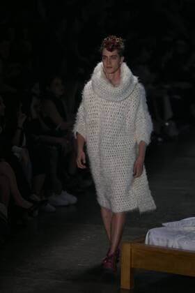 SAO PAULO, Brazil - 10 19 2015: SAO PAULO FASHION WEEK WINTER 2016- Ronaldo Fraga during the Sao Paulo Fashion Week Winter 2016 held at Ibirapuera Park.  Ci?axNeder