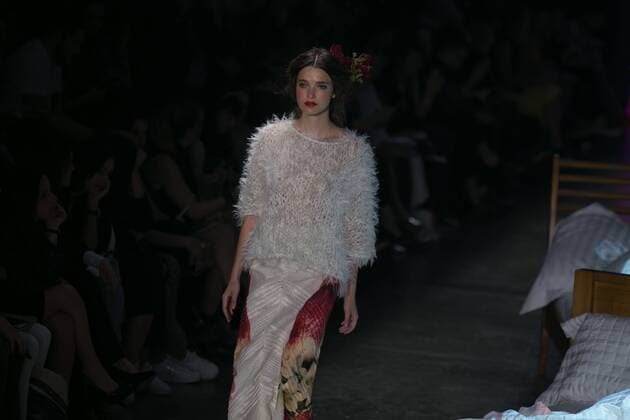 SAO PAULO, Brazil - 10 19 2015: SAO PAULO FASHION WEEK WINTER 2016- Ronaldo Fraga during the Sao Paulo Fashion Week Winter 2016 held at Ibirapuera Park.  Ci?axNeder