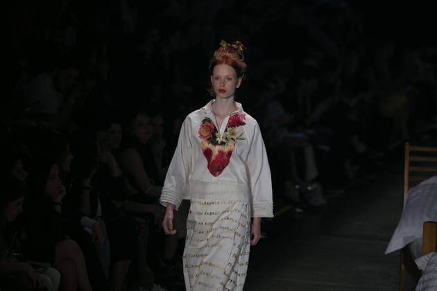 SAO PAULO, Brazil - 10 19 2015: SAO PAULO FASHION WEEK WINTER 2016- Ronaldo Fraga during the Sao Paulo Fashion Week Winter 2016 held at Ibirapuera Park.  Ci?axNeder