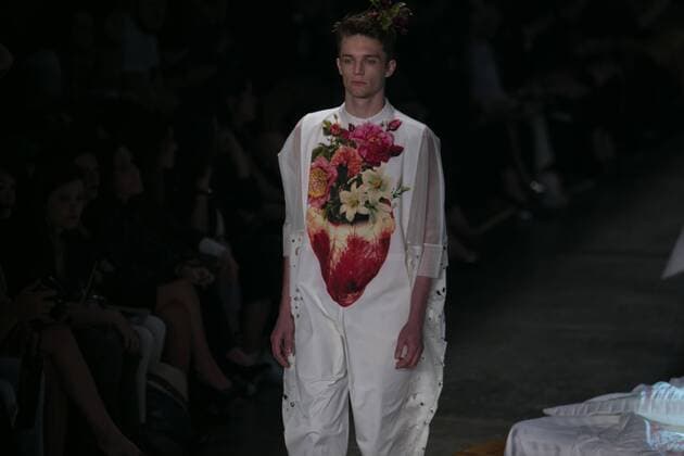 SAO PAULO, Brazil - 10 19 2015: SAO PAULO FASHION WEEK WINTER 2016- Ronaldo Fraga during the Sao Paulo Fashion Week Winter 2016 held at Ibirapuera Park.  Ci?axNeder