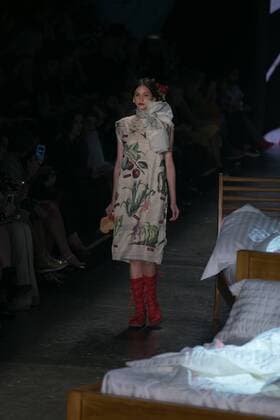 SAO PAULO, Brazil - 10 19 2015: SAO PAULO FASHION WEEK WINTER 2016- Ronaldo Fraga during the Sao Paulo Fashion Week Winter 2016 held at Ibirapuera Park.  Ci?axNeder