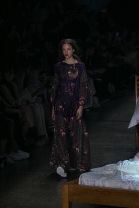 SAO PAULO, Brazil - 10 19 2015: SAO PAULO FASHION WEEK WINTER 2016- Ronaldo Fraga during the Sao Paulo Fashion Week Winter 2016 held at Ibirapuera Park.  Ci?axNeder