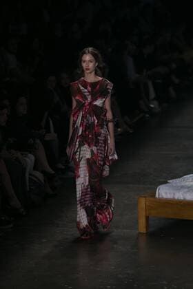SAO PAULO, Brazil - 10 19 2015: SAO PAULO FASHION WEEK WINTER 2016- Ronaldo Fraga during the Sao Paulo Fashion Week Winter 2016 held at Ibirapuera Park.  Ci?axNeder