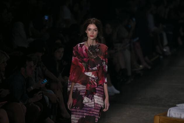 SAO PAULO, Brazil - 10 19 2015: SAO PAULO FASHION WEEK WINTER 2016- Ronaldo Fraga during the Sao Paulo Fashion Week Winter 2016 held at Ibirapuera Park.  Ci?axNeder