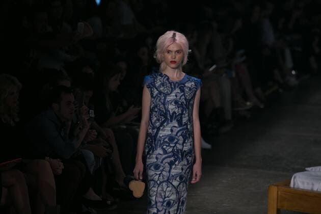 SAO PAULO, Brazil - 10 19 2015: SAO PAULO FASHION WEEK WINTER 2016- Ronaldo Fraga during the Sao Paulo Fashion Week Winter 2016 held at Ibirapuera Park.  Ci?axNeder
