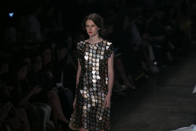 SAO PAULO, Brazil - 10 19 2015: SAO PAULO FASHION WEEK WINTER 2016- Ronaldo Fraga during the Sao Paulo Fashion Week Winter 2016 held at Ibirapuera Park.  Ci?axNeder