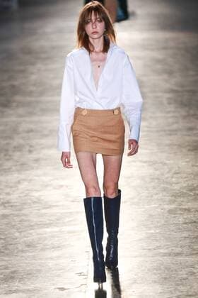 Oct. 19, 2015 - Sao Paulo, Sao Paulo, Brazil - A model presents a creation by Animale during the 2016 Winter collection of the Sao Paulo Fashion Week in Sao Paulo. Sao Paulo Brazil - ZUMAp133