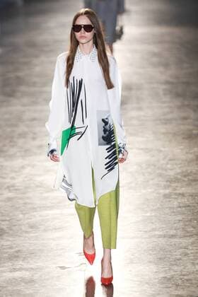 Oct. 19, 2015 - Sao Paulo, Sao Paulo, Brazil - A model presents a creation by Animale during the 2016 Winter collection of the Sao Paulo Fashion Week in Sao Paulo. Sao Paulo Brazil - ZUMAp133