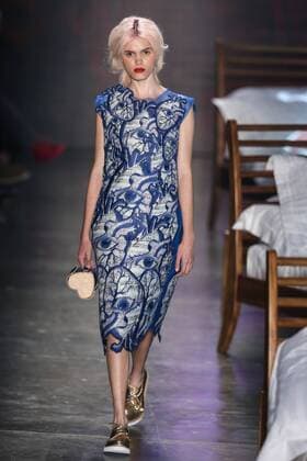 Oct. 19, 2015 - Sao Paulo, Brazil - A model presents a creation by Ronaldo Fraga during the 2016 Winter collection of the Sao Paulo Fashion Week. Sao Paulo Brazil - ZUMAp133