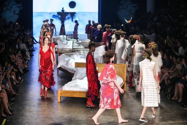 Oct. 19, 2015 - Sao Paulo, Brazil - A models present creations of Ronaldo Fraga during the 2016 Winter collection of the Sao Paulo Fashion Week. Sao Paulo Brazil - ZUMAp133