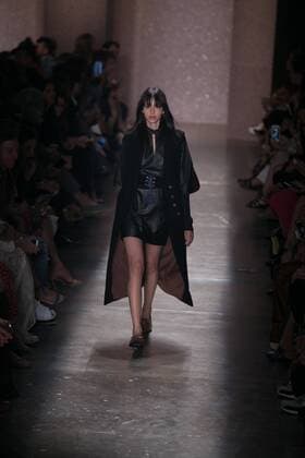 SAO PAULO, Brazil - 10 19 2015: SAO PAULO FASHION WEEK WINTER 2016- Lilly Sarti during Sao Paulo Fashion Week Winter 2016 held at Ibirapuera Park.  Ci?axNeder