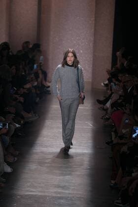 SAO PAULO, Brazil - 10 19 2015: SAO PAULO FASHION WEEK WINTER 2016- Lilly Sarti during Sao Paulo Fashion Week Winter 2016 held at Ibirapuera Park.  Ci?axNeder