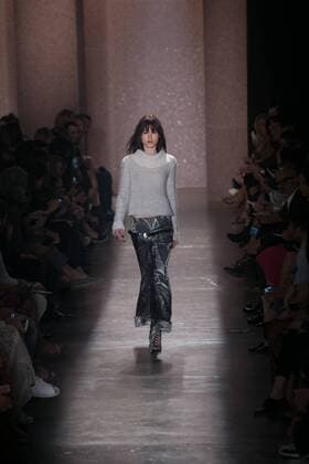 SAO PAULO, Brazil - 10 19 2015: SAO PAULO FASHION WEEK WINTER 2016- Lilly Sarti during Sao Paulo Fashion Week Winter 2016 held at Ibirapuera Park.  Ci?axNeder