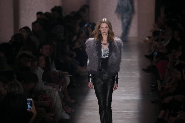 SAO PAULO, Brazil - 10 19 2015: SAO PAULO FASHION WEEK WINTER 2016- Lilly Sarti during Sao Paulo Fashion Week Winter 2016 held at Ibirapuera Park.  Ci?axNeder