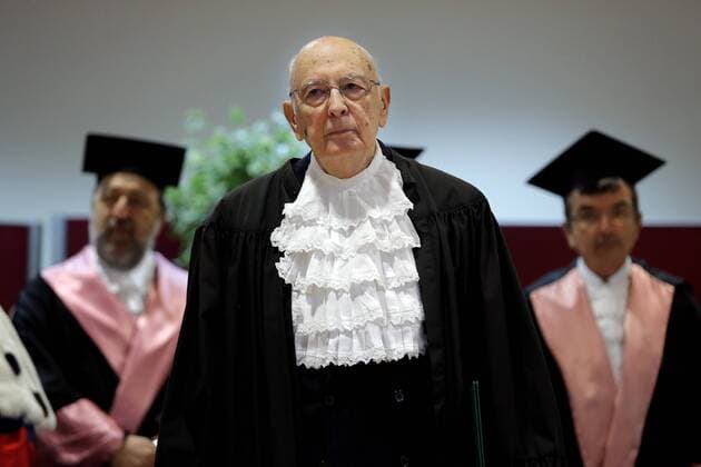 Giorgio Napolitano Roma 20-10-2015 Tor Vergata university. Laurea Honoris Causa for the ex President of the Italian Republic. SamanthaxZucchi