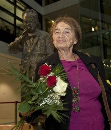 Preistraegerin Philosphin Agnes HELLER (HUN) Verleihung des Internationalen Willy-Brandt Preis 2015 von der Sozialdemokratischen Partei Deutschlands (SPD) im Willy-Brandt-Haus in Berlin, Deutschland am 19.10.2015.