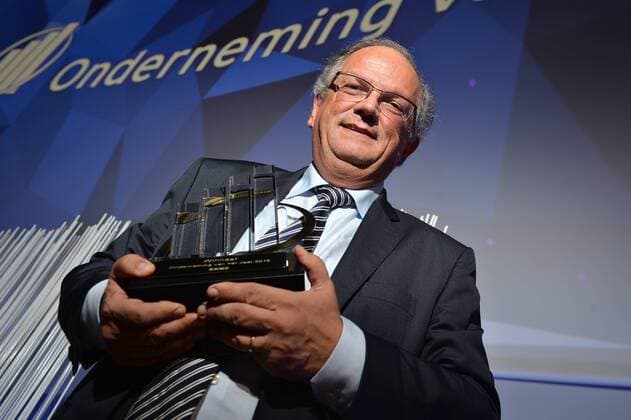 - BRUSSELS, BELGIUM: Deme CEO Alain Bernard pictured after the award ceremony for the 21st edition of Onderneming van het jaar (Dutch-speaking company of the year), Tuesday 20 October 2015, in Brussels.  DAVIDxSTOCKMAN 04724958