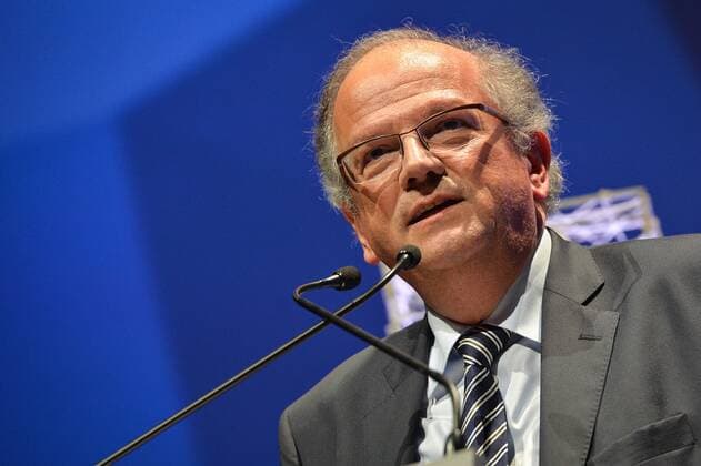 - BRUSSELS, BELGIUM: Deme CEO Alain Bernard pictured during the award ceremony for the 21st edition of Onderneming van het jaar (Dutch-speaking company of the year), Tuesday 20 October 2015, in Brussels.  DAVIDxSTOCKMAN 04724972