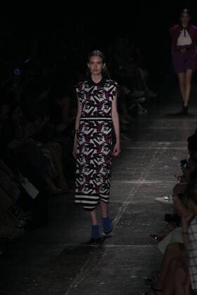 SAO PAULO, Brazil - 10 20 2015: Fashion Week WINTER 2016 - GIG Couture during Fashion Week Winter 2016 held in Sao Paulo.  Ci?axNeder