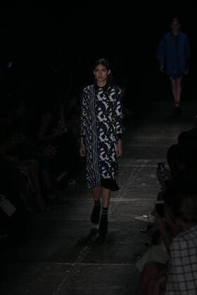 SAO PAULO, Brazil - 10 20 2015: Fashion Week WINTER 2016 - GIG Couture during Fashion Week Winter 2016 held in Sao Paulo.  Ci?axNeder