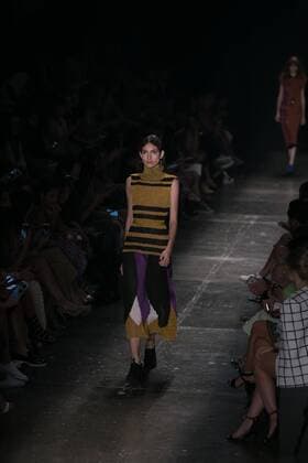 SAO PAULO, Brazil - 10 20 2015: Fashion Week WINTER 2016 - GIG Couture during Fashion Week Winter 2016 held in Sao Paulo.  Ci?axNeder