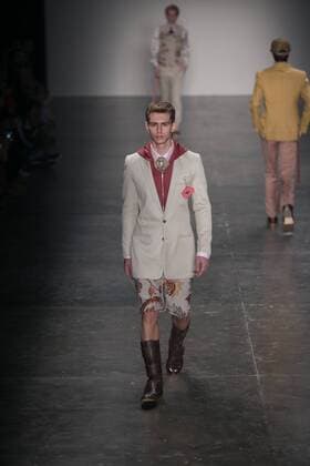 SAO PAULO, Brazil - 10 20 2015: Fashion Week WINTER 2016 - John Pepper during Fashion Week Winter 2016 held in Sao Paulo.  Ci?axNeder