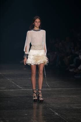 SAO PAULO, Brazil - 10 20 2015: Fashion Week WINTER 2016 - PatBo Patricia Bonaldi during Fashion Week Winter 2016 held in Sao Paulo.  Ci?axNeder