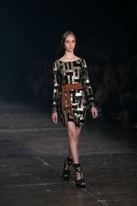 SAO PAULO, Brazil - 10 20 2015: Fashion Week WINTER 2016 - PatBo Patricia Bonaldi during Fashion Week Winter 2016 held in Sao Paulo.  Ci?axNeder