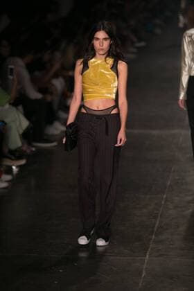 SAO PAULO, Brazil - 10 20 2015: Fashion Week WINTER 2016 - Ellus during Fashion Week Winter 2016 held in Sao Paulo.  Ci?axNeder