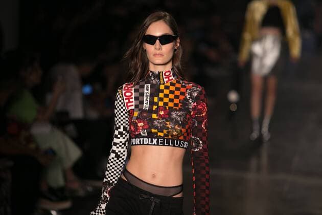 SAO PAULO, Brazil - 10 20 2015: Fashion Week WINTER 2016 - Ellus during Fashion Week Winter 2016 held in Sao Paulo.  Ci?axNeder
