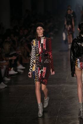 SAO PAULO, Brazil - 10 20 2015: Fashion Week WINTER 2016 - Ellus during Fashion Week Winter 2016 held in Sao Paulo.  Ci?axNeder