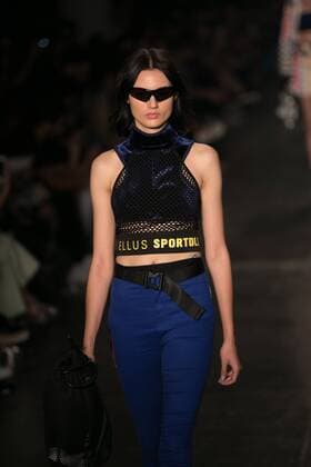 SAO PAULO, Brazil - 10 20 2015: Fashion Week WINTER 2016 - Ellus during Fashion Week Winter 2016 held in Sao Paulo.  Ci?axNeder