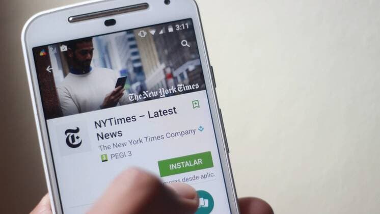 The application of NYTimes-la aplicacion 