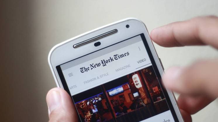The application of TheNewYorkTimes-la aplicacion 