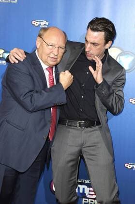 Hans-Joachim Heist und Alexander Schubert bei der Verleihung des Deutschen Comedypreises 2015 im Coloneum. Köln, 20.10.2015 Foto:xS.xGabschx xFuturexImage