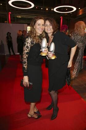 Bettina Lamprecht und Sabine Vitua bei der Verleihung des Deutschen Comedypreises 2015 im Coloneum. Köln, 20.10.2015 Foto:xS.xGabschx xFuturexImage