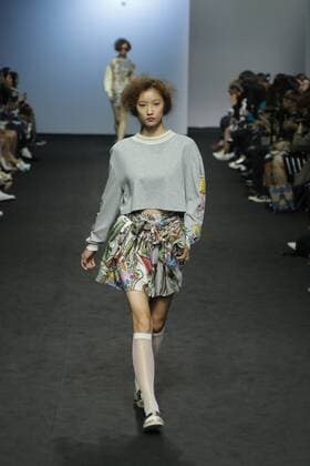 Oct. 21, 2015 - Seoul, South Korea - October 21, 2015 - South Korea, Seoul : Model catwalk on the runway during the Seoul Fashion Week 2016 S S S=YZ show at DDP in Seoul, South Korea. Seoul Fashion Week every march, october held on annual fashion show in South Korea. Seoul South Korea  - ZUMAn230
