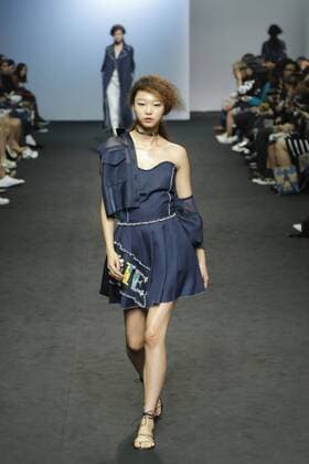 Oct. 21, 2015 - Seoul, South Korea - October 21, 2015 - South Korea, Seoul : Model catwalk on the runway during the Seoul Fashion Week 2016 S S S=YZ show at DDP in Seoul, South Korea. Seoul Fashion Week every march, october held on annual fashion show in South Korea. Seoul South Korea  - ZUMAn230