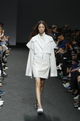 Oct. 21, 2015 - Seoul, South Korea - October 21, 2015 - South Korea, Seoul : Model catwalk on the runway during the Seoul Fashion Week 2016 KAAL E.SUKTAE show at DDP in Seoul, South Korea. Seoul Fashion Week every march, october held on annual fashion show in South Korea. Seoul South Korea  - ZUMAn230