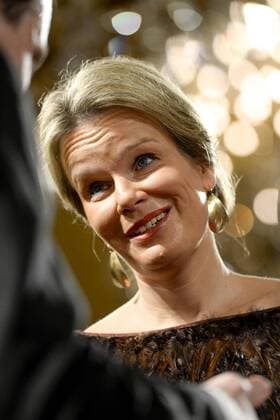 - BRUSSELS, BELGIUM: Queen Mathilde of Belgium pictured during the autumn concert at the Royal Palace, in Brussels, Wednesday 21 October 2015.  DIRKxWAEM 04725543