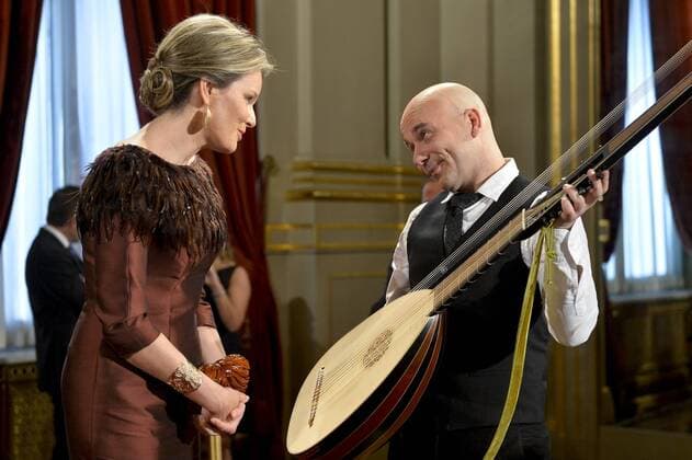 - BRUSSELS, BELGIUM: Queen Mathilde of Belgium pictured during the autumn concert at the Royal Palace, in Brussels, Wednesday 21 October 2015.  DIRKxWAEM 04725570