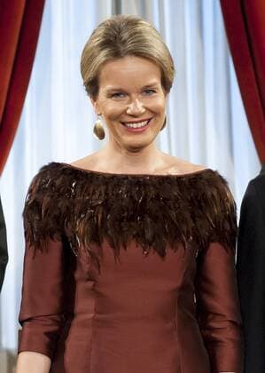 Belgium, Brussels, Oct. 21, 2015 - Queen Mathilde of Belgium and King Philippe - Filip of Belgium attend the autumn concert at the Royal Palace Â 