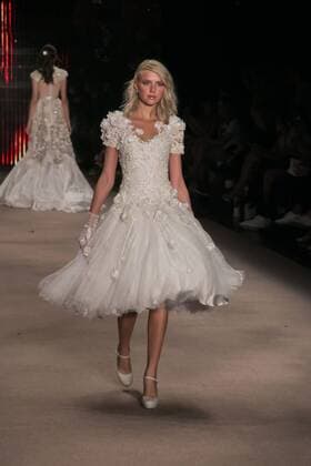 Oct. 21, 2015 - Sao Paulo, Brazil - A model walks the runway during the Samuel Cirnansck fashion show as part of Sao Paulo Fashion Week - winter 2016 on October 21, 2015 in Sao Paulo, Brazil. Sao Paulo Brazil  - ZUMAn230