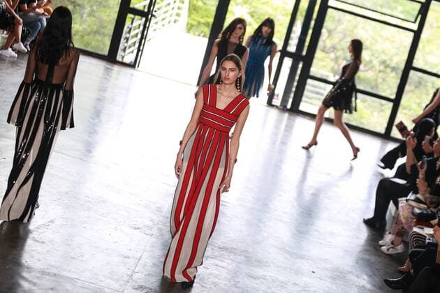 Oct. 21, 2015 - Sao Paulo, Brazil - The models present creations of Reinaldo Lourenco during the 2016 Winter collection of the Sao Paulo Fashion Week. Sao Paulo Brazil - ZUMAp133