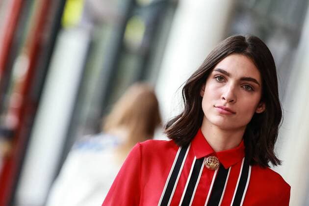 Oct. 21, 2015 - Sao Paulo, Brazil - A model presents the creation of Reinaldo LourenÃßo during the 2016 Winter collection of the Sao Paulo Fashion Week. Sao Paulo Brazil - ZUMAp133
