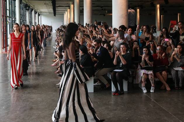 Oct. 21, 2015 - Sao Paulo, Brazil - A model presents the creation of Reinaldo LourenÃßo during the 2016 Winter collection of the Sao Paulo Fashion Week. Sao Paulo Brazil - ZUMAp133
